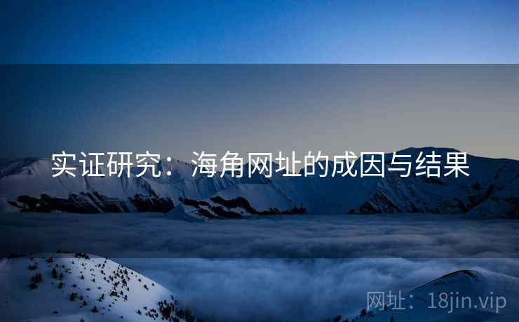 实证研究：海角网址的成因与结果