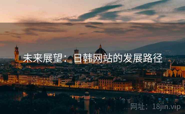 未来展望：日韩网站的发展路径