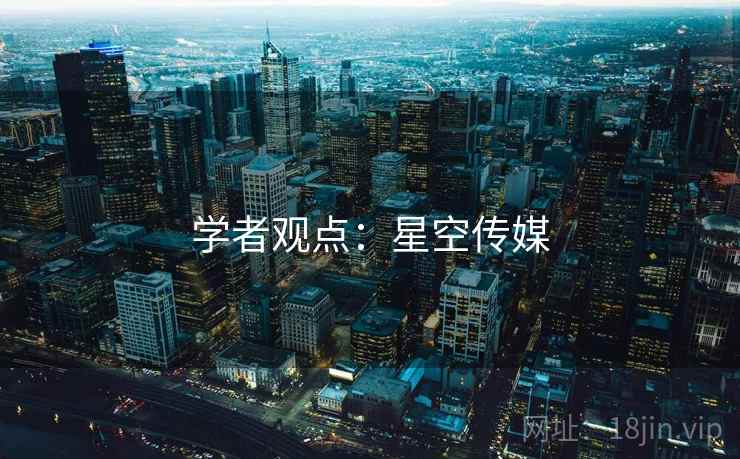 学者观点：星空传媒