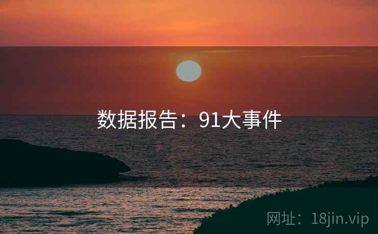 数据报告:91大事件