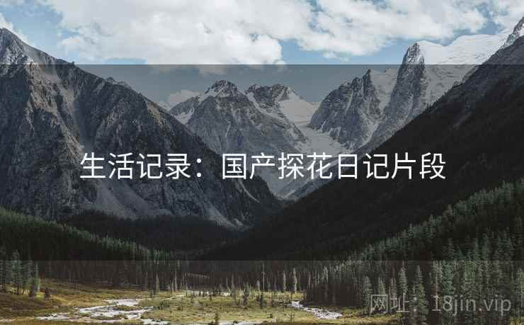 生活记录：国产探花日记片段