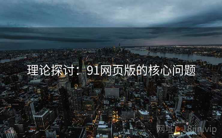 理论探讨：91网页版的核心问题