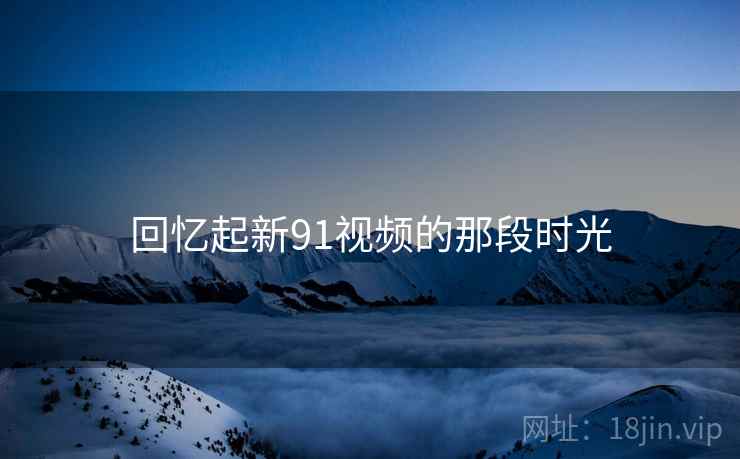 回忆起新91视频的那段时光