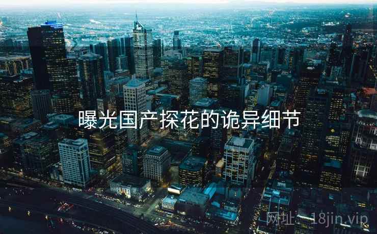 曝光国产探花的诡异细节 曝光国产探花的诡异细节
