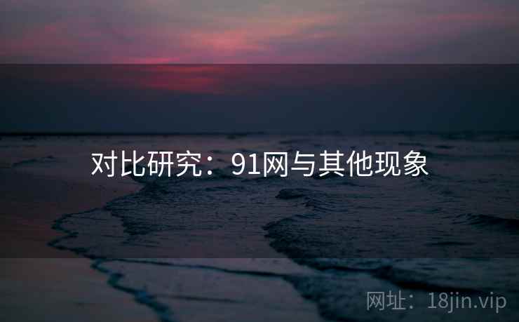 对比研究:91网与其他现象 对比研究:91网与其他现象